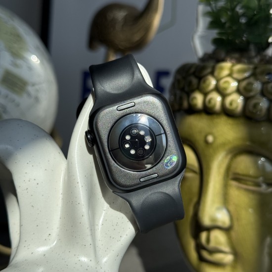 Watch S10 у розмірі 46mm Black з чорним спортивним ремінцем