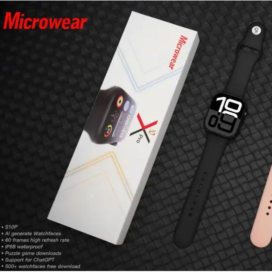 Watch S10 у розмірі 46mm Rose Gold з рожевим спортивним ремінцем