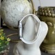 Watch S10 mini у розмірі 42mm Silver з білим спортивним ремінцем