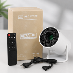 Міні-проектор AMX100 Smart Projector з Android 12, Wi-Fi, Bluetooth та поворотом 180°
