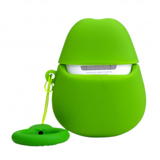 Чохол для Apple AirPods Avocado Cute 3D, силіконовий