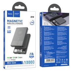 Павербанк Hoco Q18 Tourer 10000mAh 22.5W з MagSafe, Black