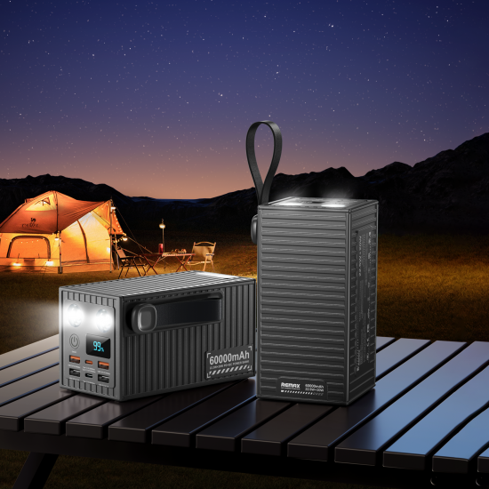 Павербанк Remax RPP-609 Pro 60000mAh сірий