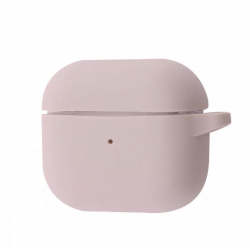 Чохол силіконовий для  Airpods 4  Пудровий