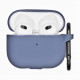 Чохол силіконовий для бездротових навушників Apple AirPods 3 з карабіном Лавандовий