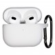 Чохол силіконовий для бездротових навушників AirPods 3 з карабіном Люмінесце́нція