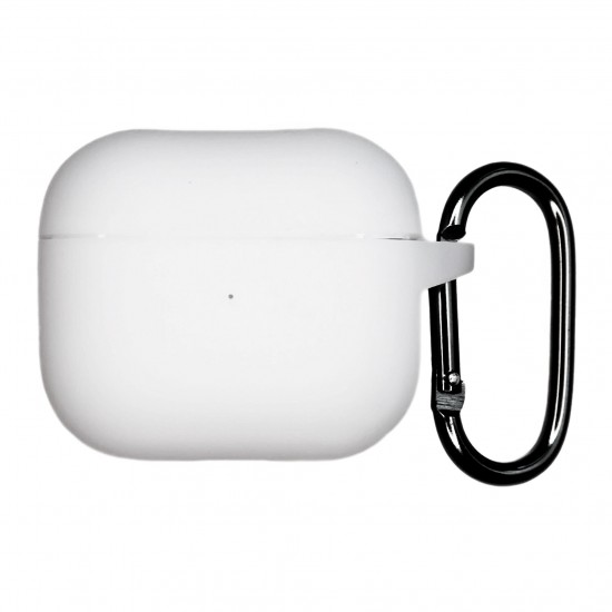 Чохол силіконовий для бездротових навушників AirPods 3 з карабіном Люмінесце́нція