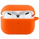 Чехол силиконовый с карабином для Airpods Pro 2 Orange