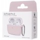 Чехол силиконовый с карабином для Airpods Pro 2 Пудровый