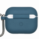 Чехол силиконовый с карабином для Airpods Pro Atrovirens