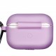 Чехол силиконовый с карабином для Apple Airpods Pro Lilac