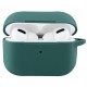 Чехол силиконовый с карабином для Apple Airpods Pro Зеленый (хвоя)
