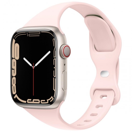 Watch S9 в размере 41mm Pink с розовым спортивным ремешком