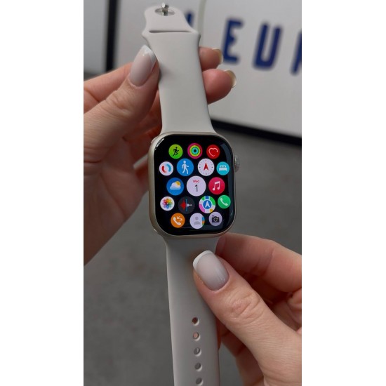 Watch S9 в размере 41mm Silver с серым спортивным ремешком