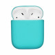 Чехол силиконовый для беспроводных наушников Apple AirPods Бирюзовый