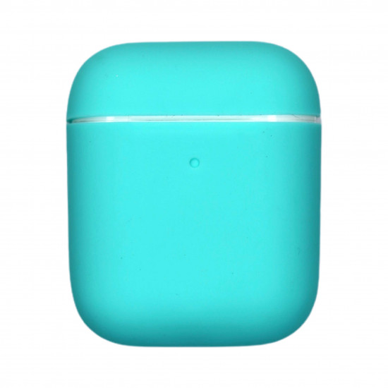 Чехол силиконовый для беспроводных наушников Apple AirPods Бирюзовый