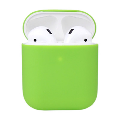 Чохол силіконовий для бездротових навушників Apple AirPods Трав‘яний