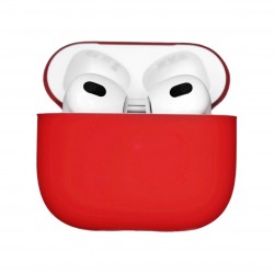 Чехол силиконовый для беспроводных наушников Apple AirPods 3 Красный