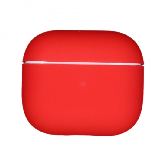 Чехол силиконовый для беспроводных наушников Apple AirPods 3 Красный