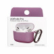 Чехол силиконовый с карабином для Apple Airpods Pro Lilac