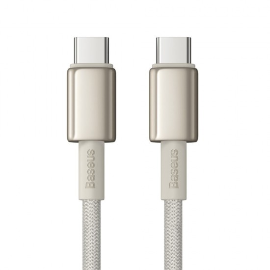 Кабель  Baseus Tungsten Gold Type-C to Type-C 100W 1m