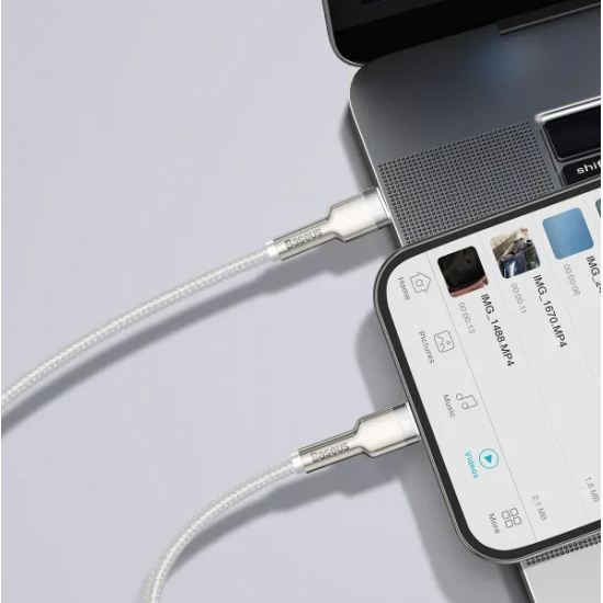Кабель Baseus Superior Series Fast Charging Data Cable Type-C to Lightning PD 20W White (2 метри)
