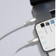 Кабель Baseus Superior Series Fast Charging Data Cable Type-C to Lightning PD 20W White (2 метри)